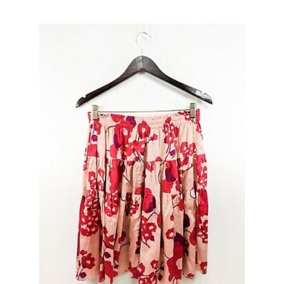 Marc Jacobs pink floral drawstring skirt - Picture 4 of 7